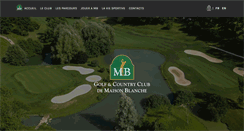 Desktop Screenshot of golfmaisonblanche.fr