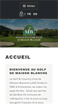 Mobile Screenshot of golfmaisonblanche.fr